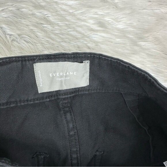 Everlane Women’s NWT Black The Wide-Leg Crop Minimalist‎ Pant Jean 0/W25/L28.5 - Picture 5 of 12